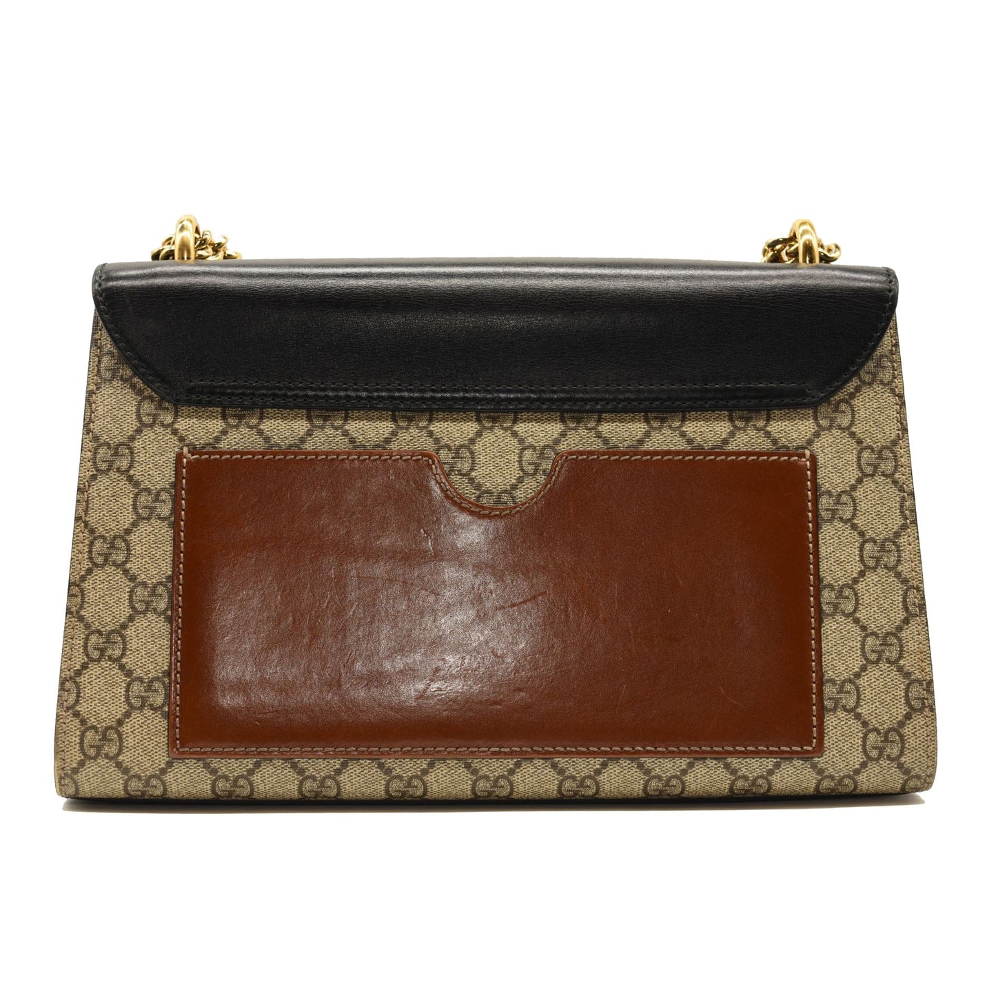 Gucci Monogram Chain Leather Tote