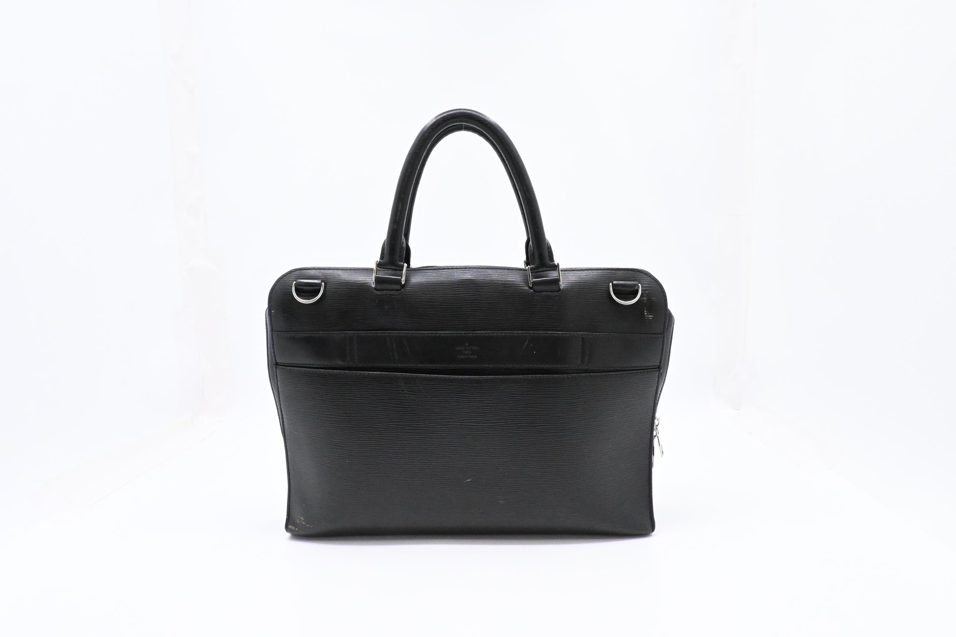 Louis Vuitton Bassano in Black Epi Leather