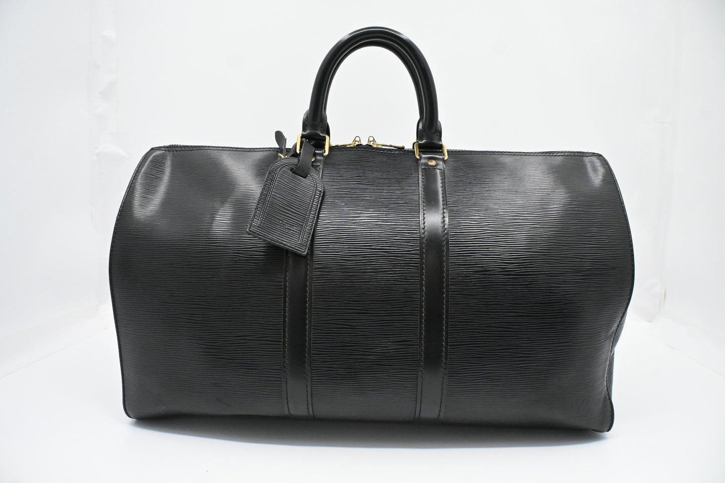 Louis Vuitton Keepall 45 in Black Epi Leather