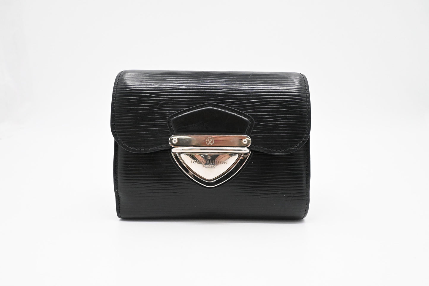 Louis Vuitton Compact Wallet in Black Epi Leather