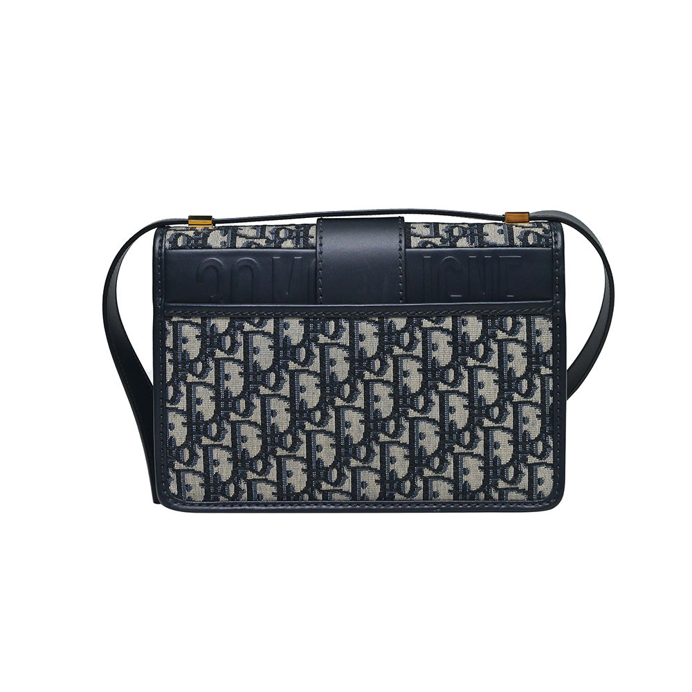 Blue Dior Oblique Jacquard 30 Montaigne Bag - 4 (Rented Out)