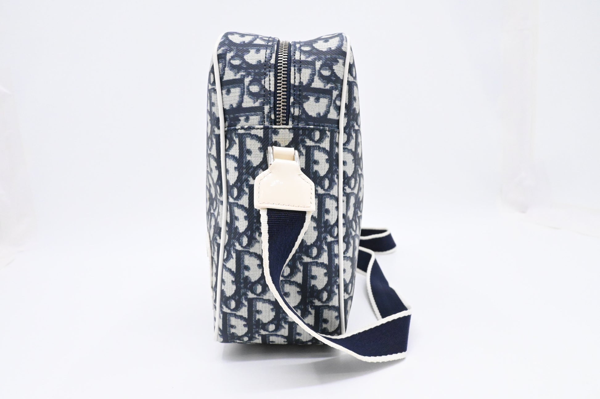 Dior Crossbody in Blue Trotter Coated Canvas