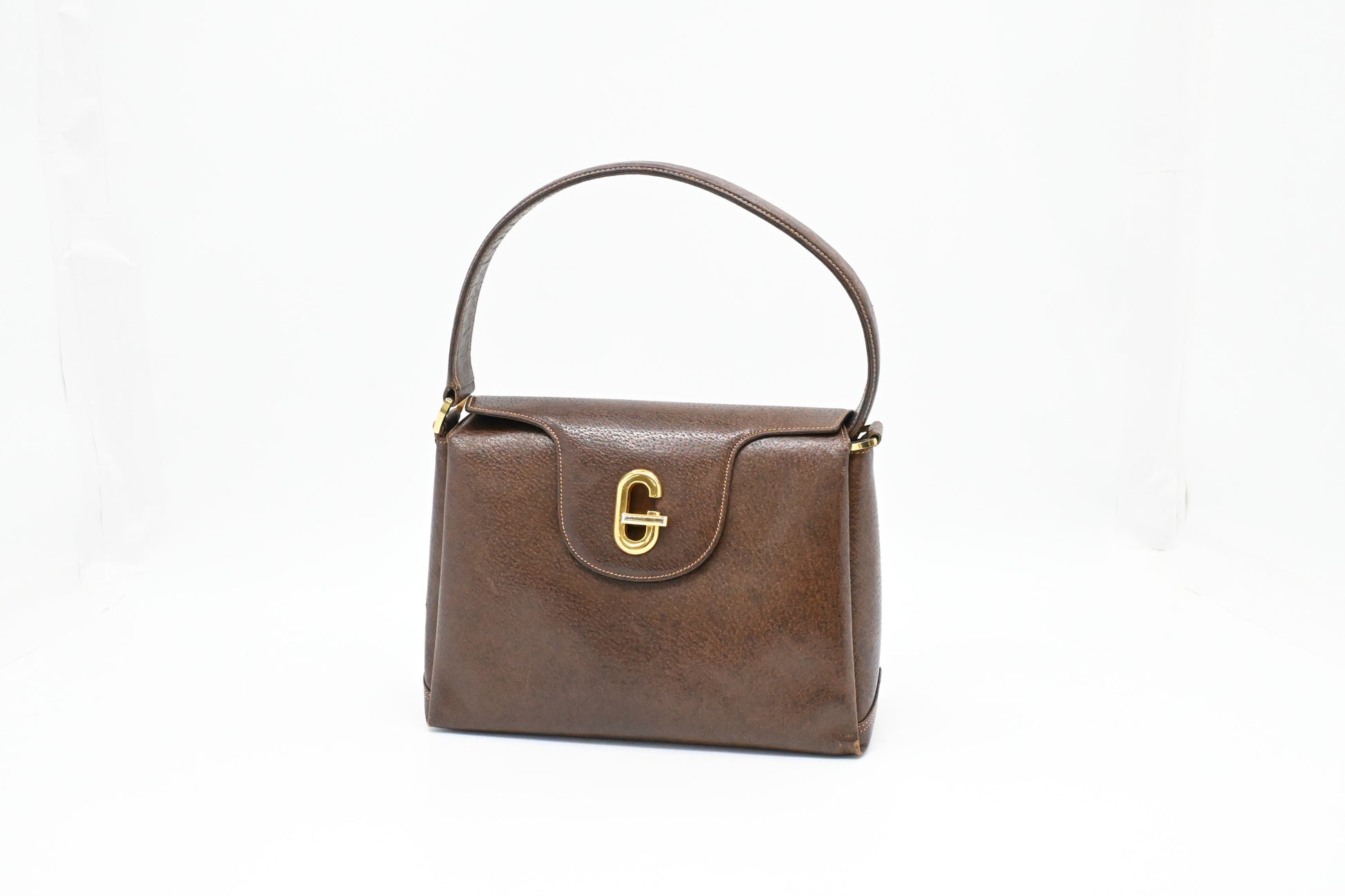 Gucci Handbag in Brown Leather