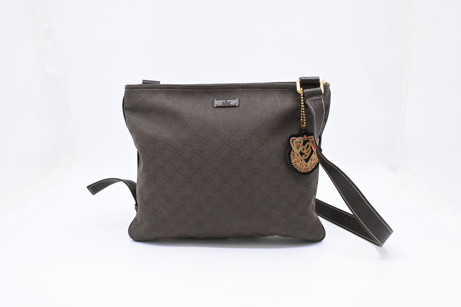 Gucci Square Crossbody in Brown GG Canvas
