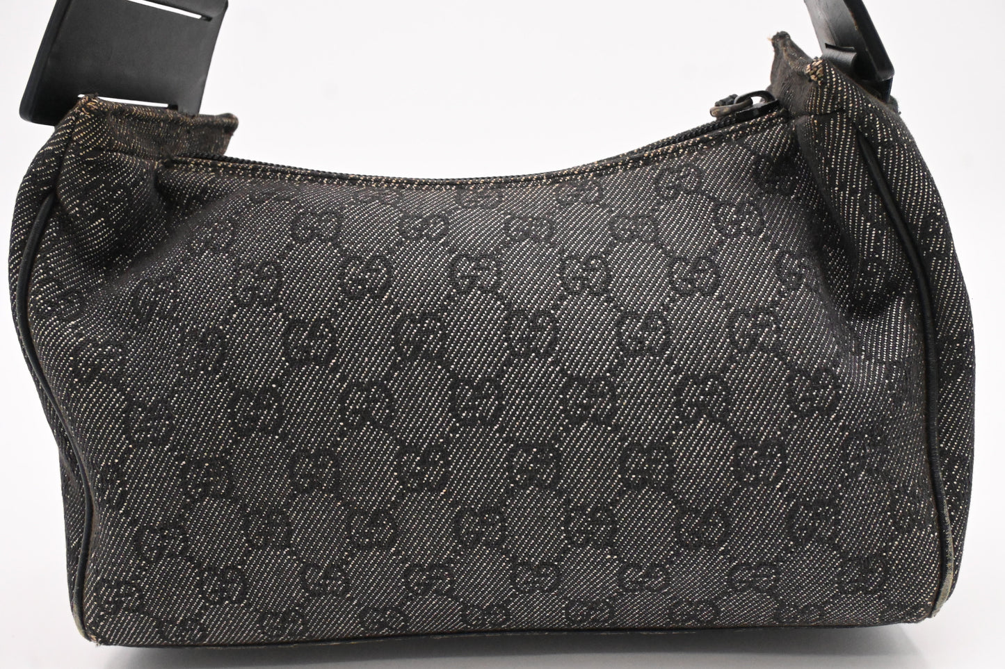 Gucci Shoulder Bag in Black and White GG Canvas