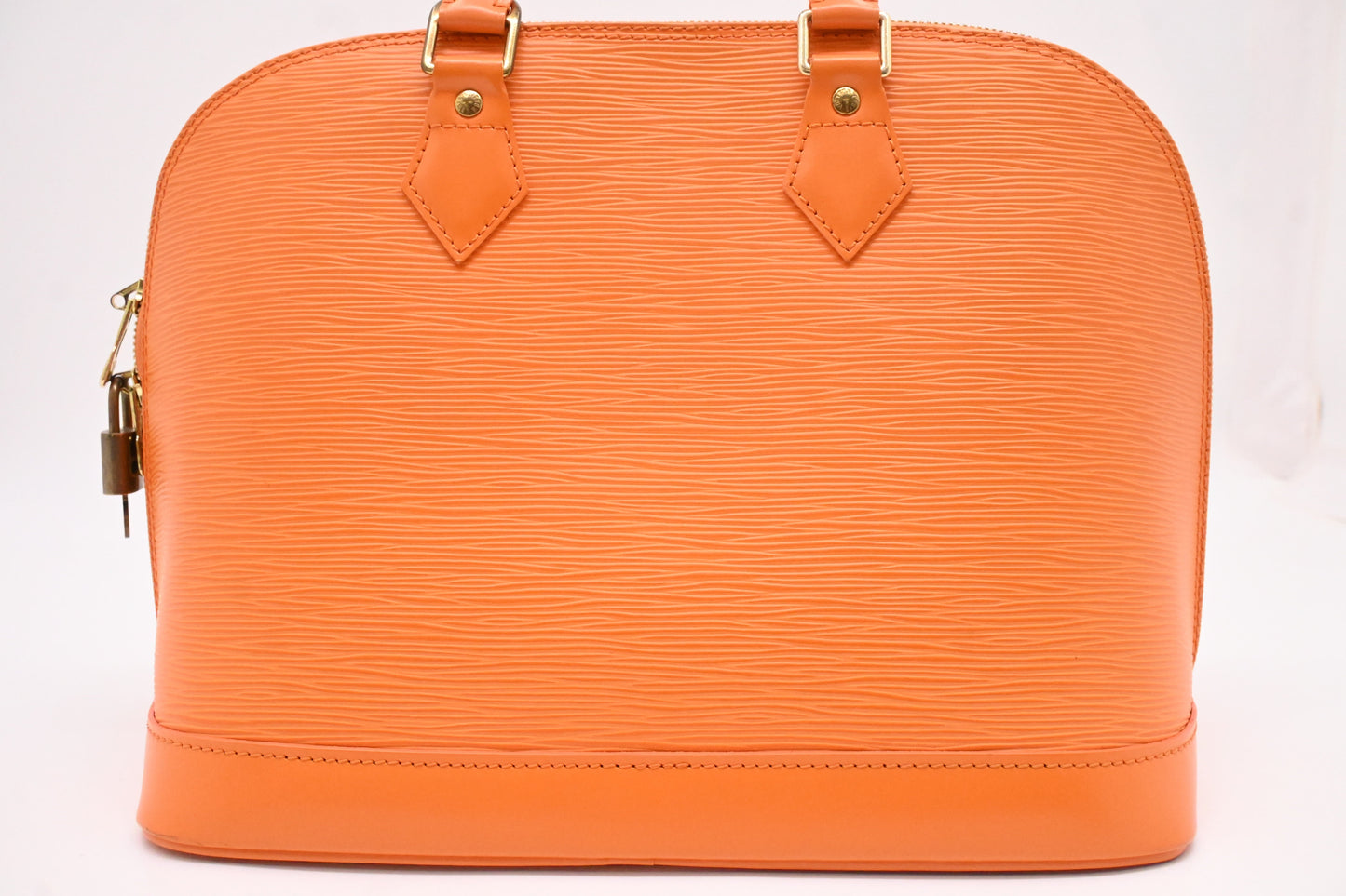 Louis Vuitton Alma in Orange Epi Leather