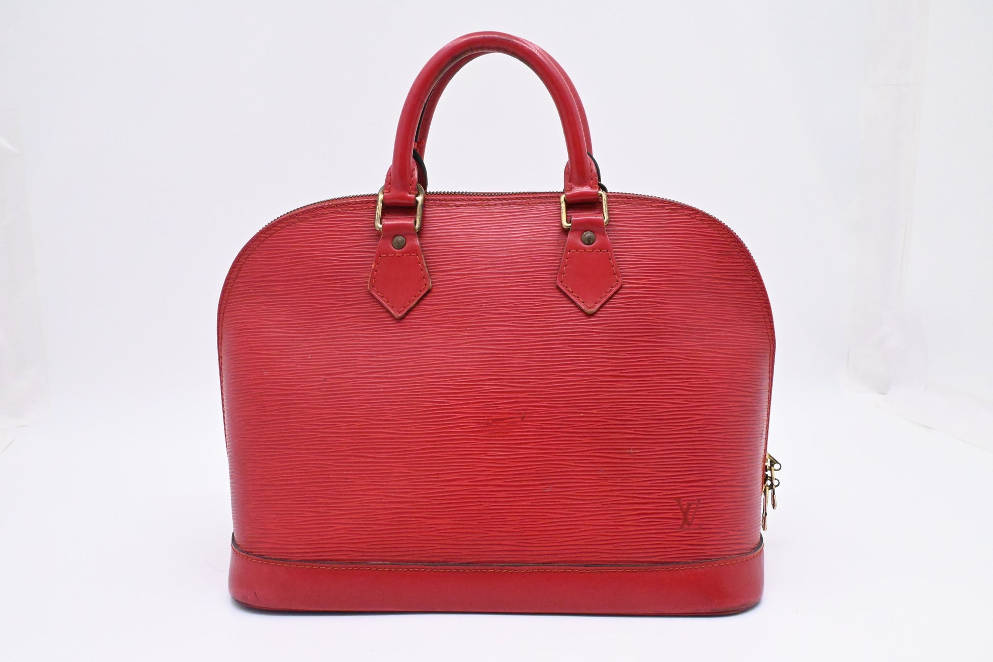 Louis Vuitton Alma in Red Epi Leather