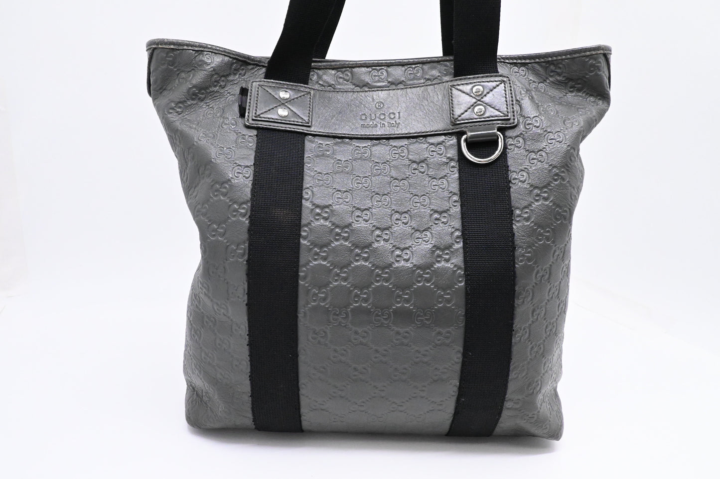 Gucci Tote in Gray Guccissima Leather