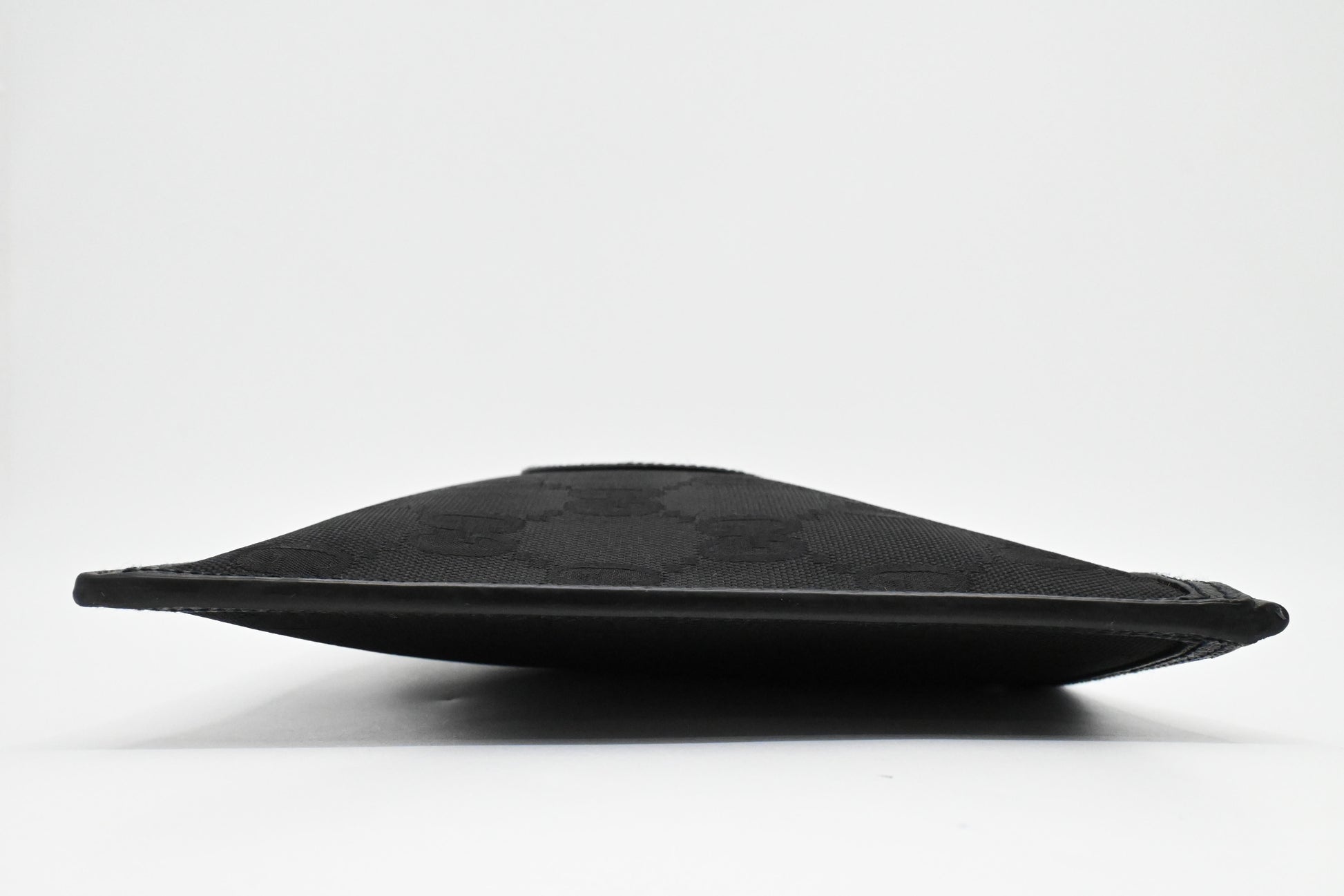 Gucci "Off the Grid" Wristlet Pouch in Black Canvas