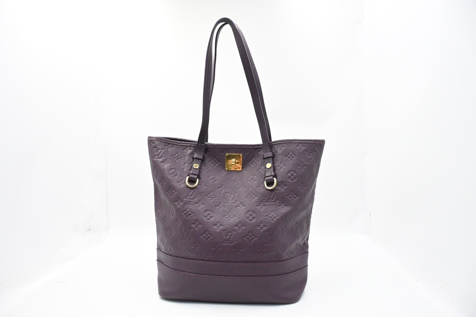 Louis Vuitton Citadine in Purple Empreinte Leather