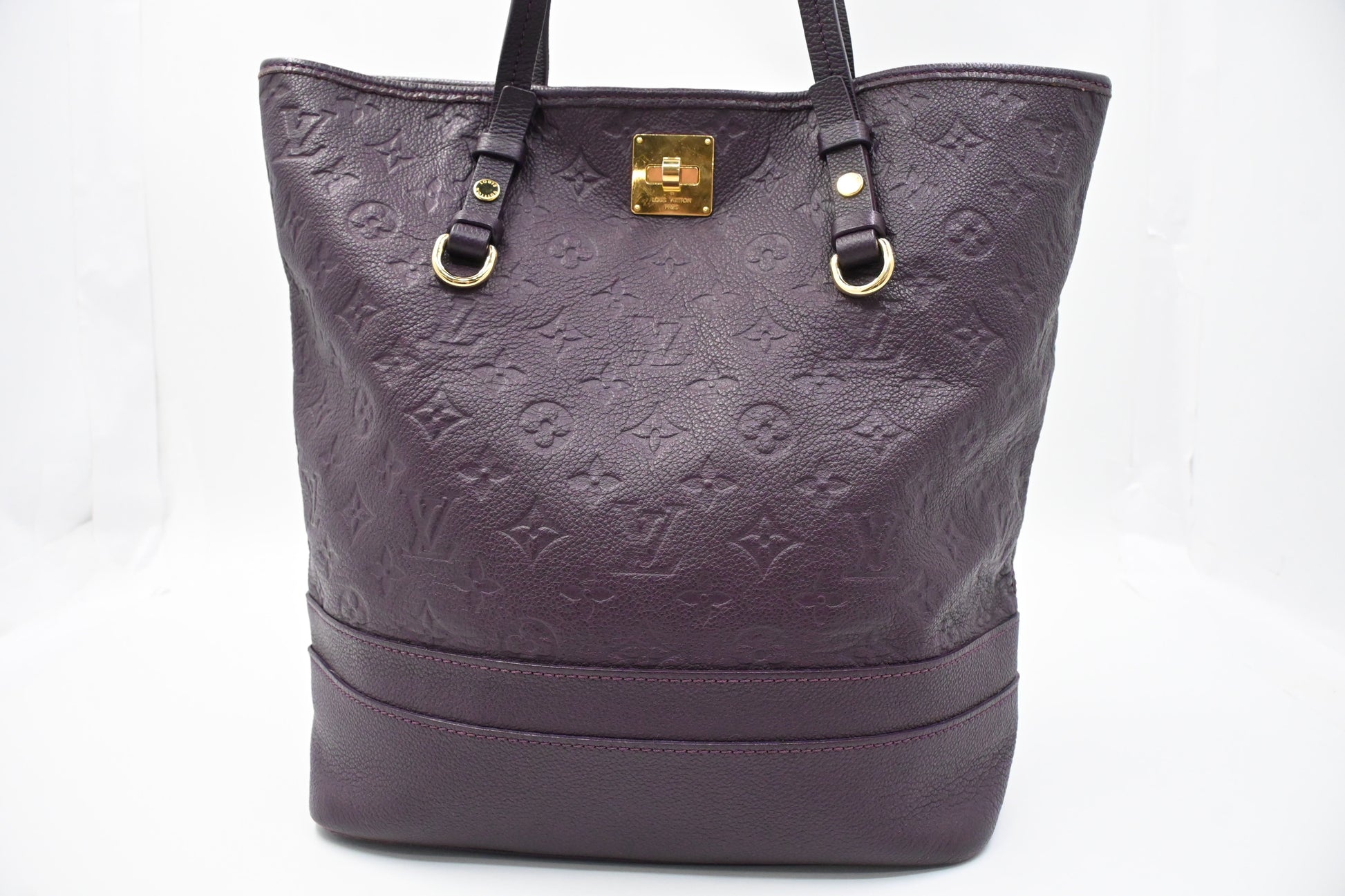 Louis Vuitton Citadine in Purple Empreinte Leather