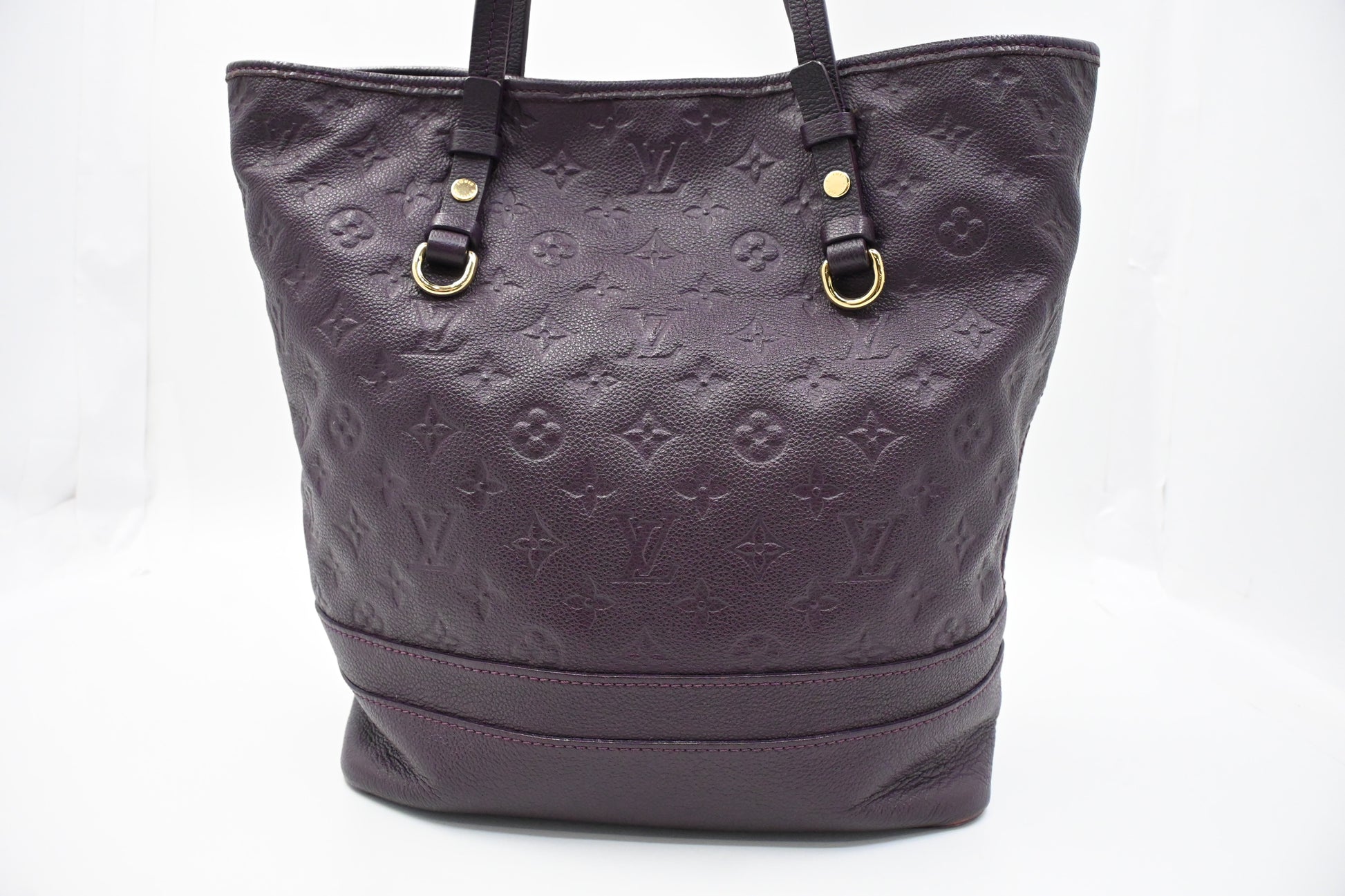 Louis Vuitton Citadine in Purple Empreinte Leather