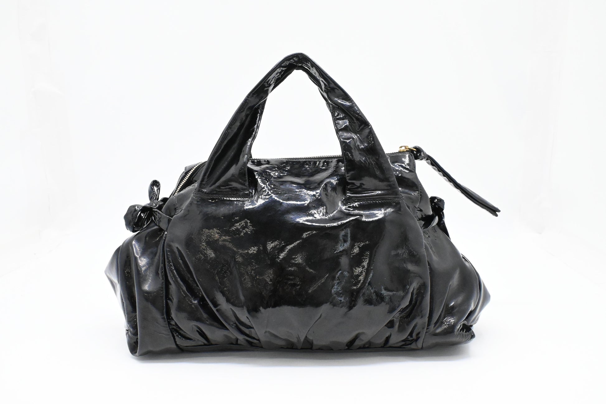 Gucci Handbag in Black Patent Leather