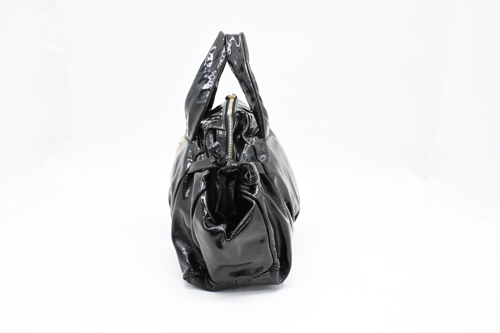 Gucci Handbag in Black Patent Leather
