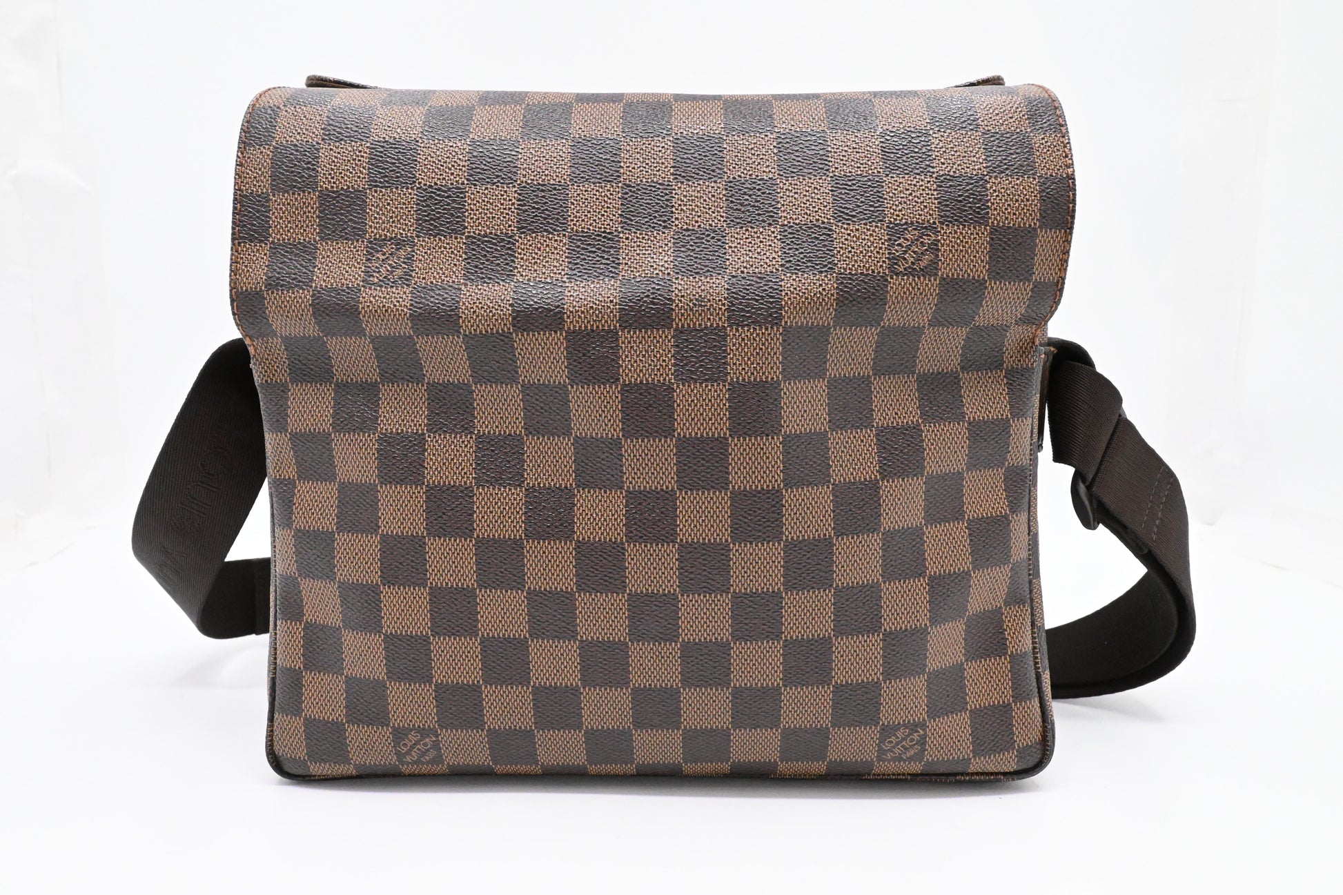 Luxury Women's Handbag | Louis Vuitton Naviglio in Damier Ebene Canvas