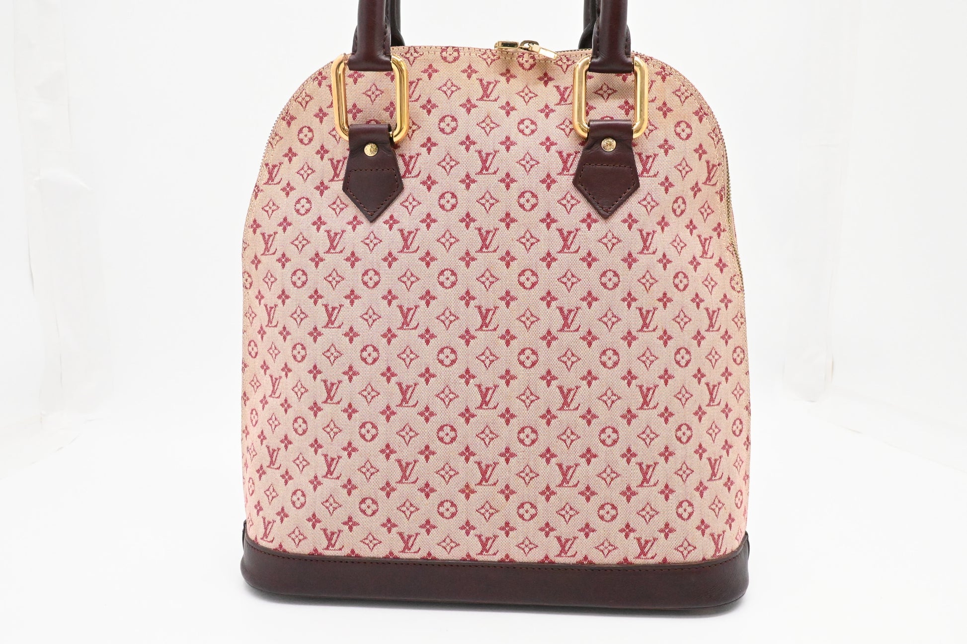 Louis Vuitton Alma Haut in Cerise Minilin Canvas
