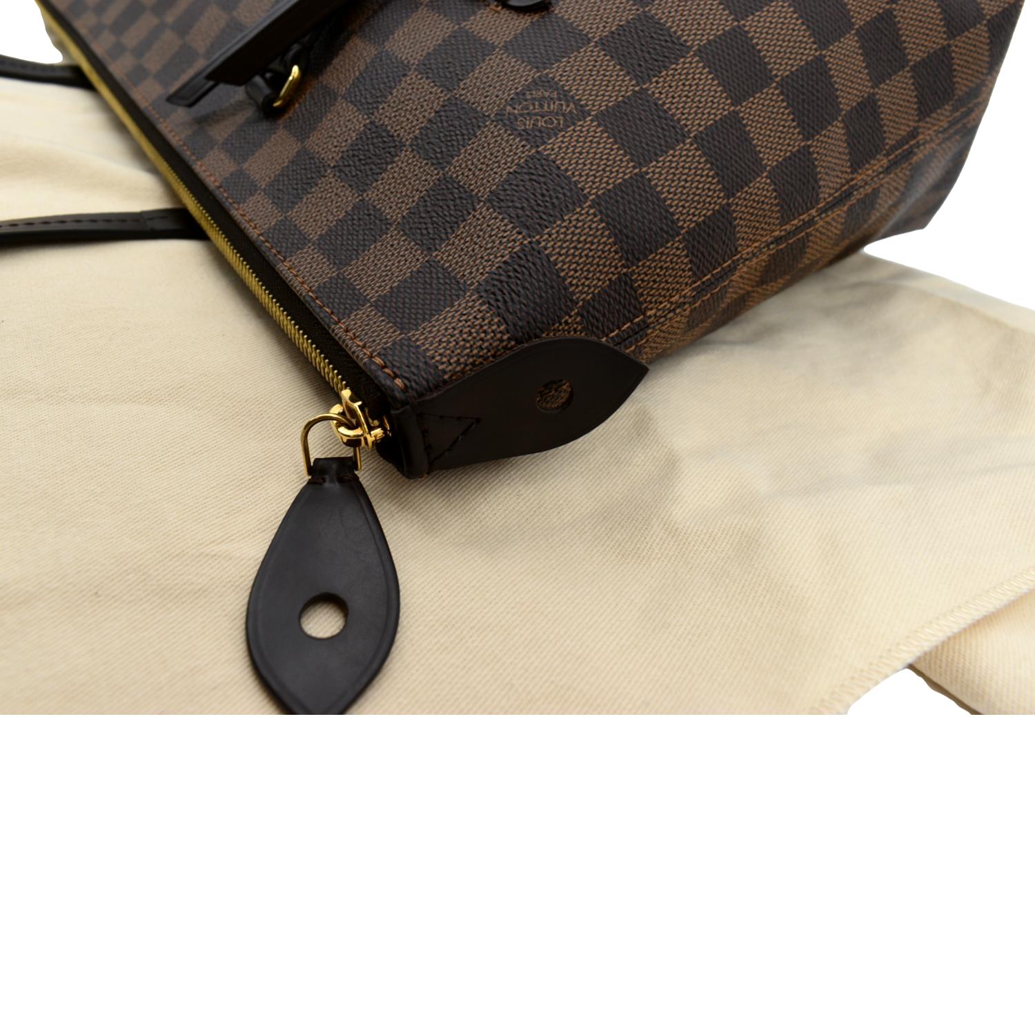 LOUIS VUITTON Iena MM Damier Ebene Shoulder Bag Brown