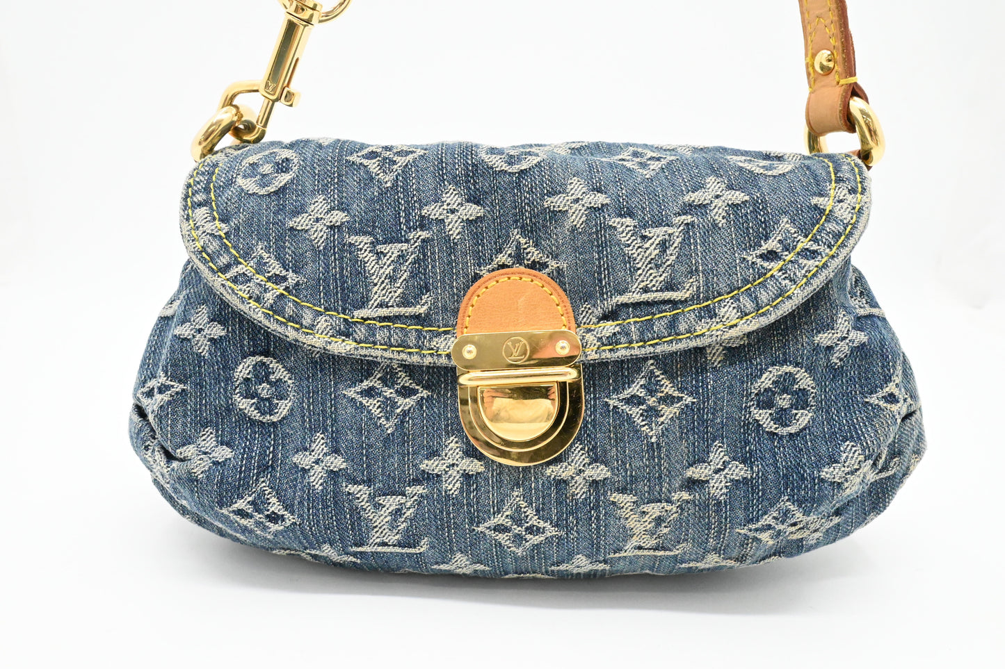 Louis Vuitton Mini Pleaty in Monogram Denim