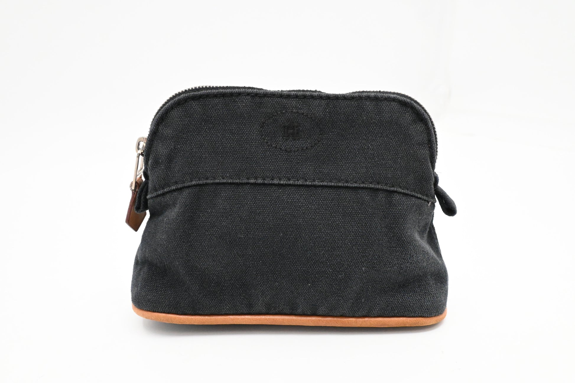 Hermes Mini Mini Bolide Pouch in Black Canvas