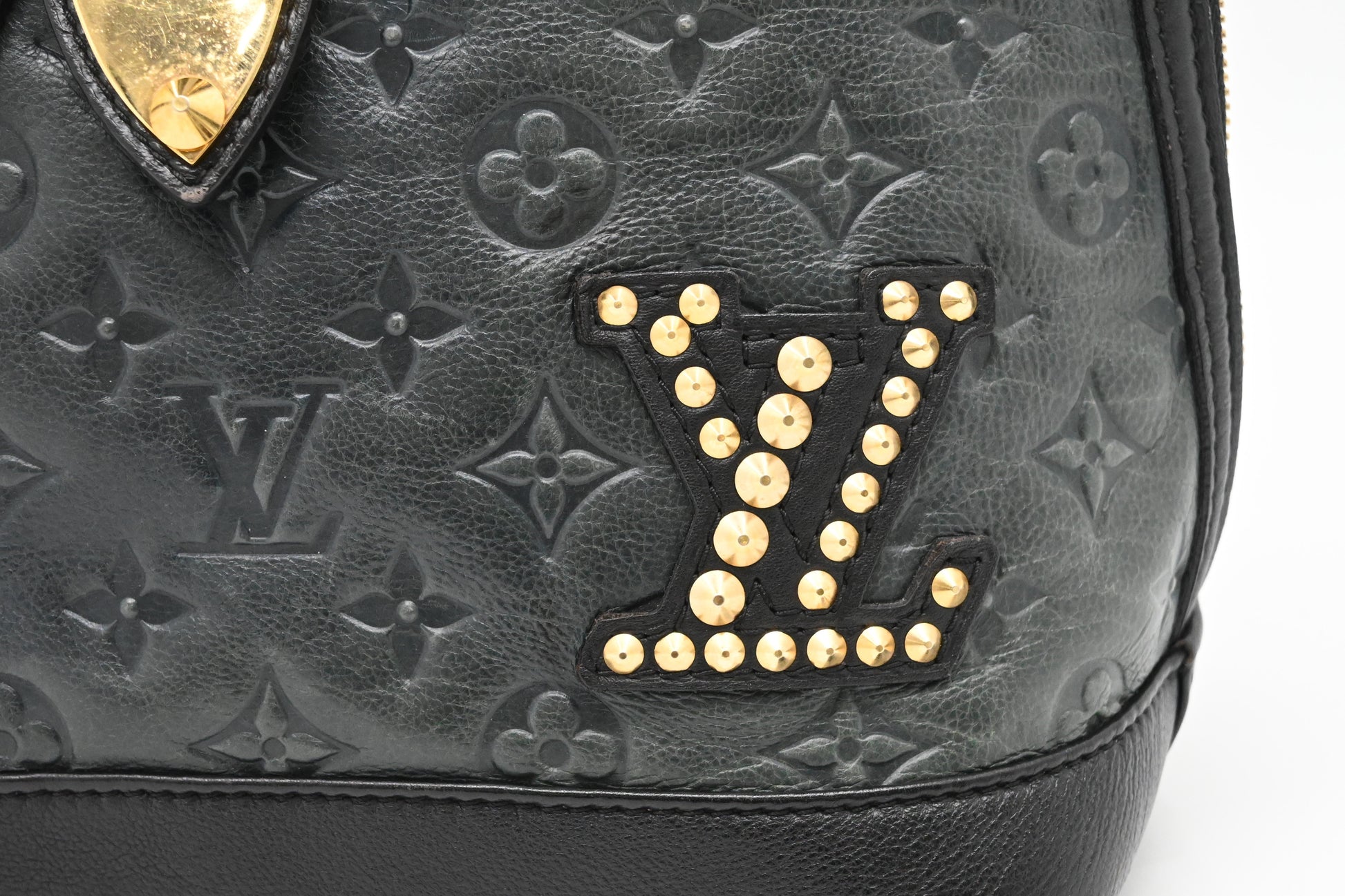 Louis Vuitton Double Jeu Neo Alma in Dark Green Empreinte Leather