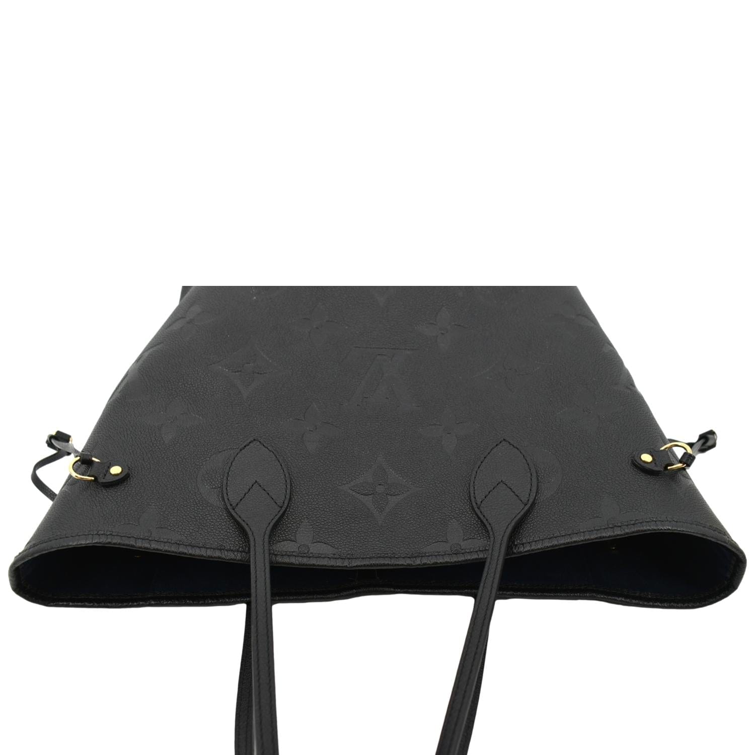 LOUIS VUITTON Neverfull MM Monogram Empreinte Tote Bag Black
