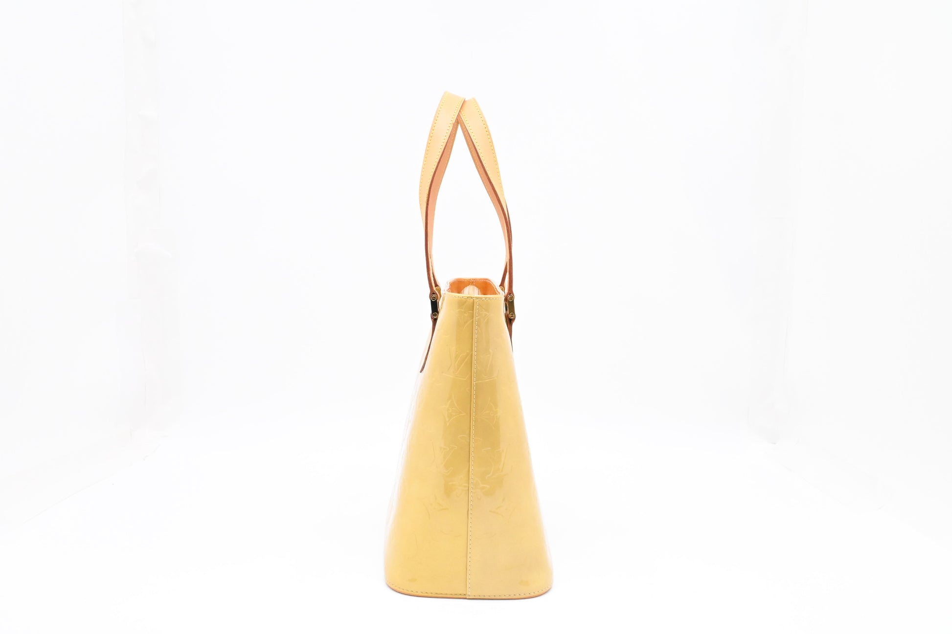 Louis Vuitton Houston in Yellow Vernis Leather