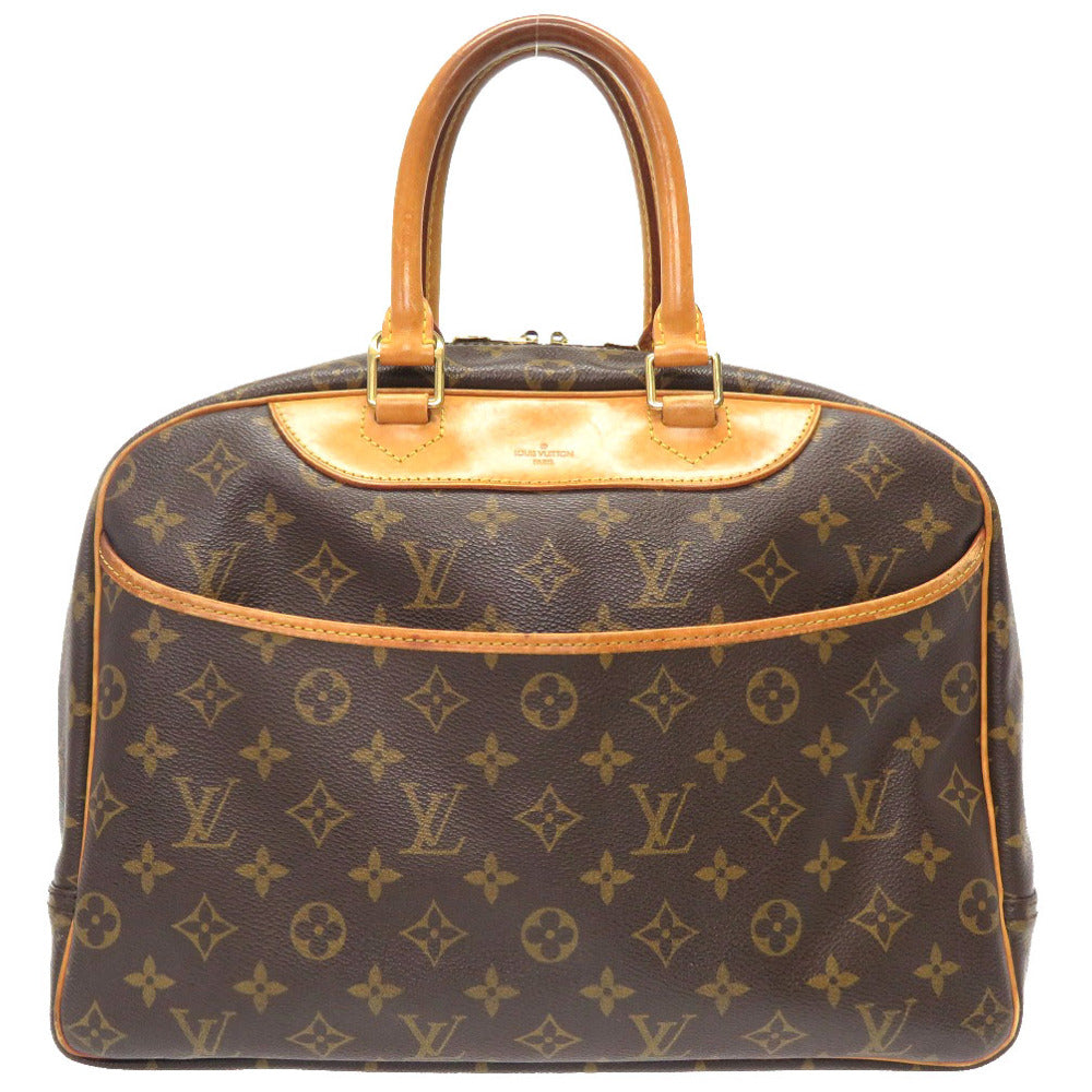 LOUIS VUITTON Handbag Monogram canvas Brown Monogram Deauville unisex(Unisex)