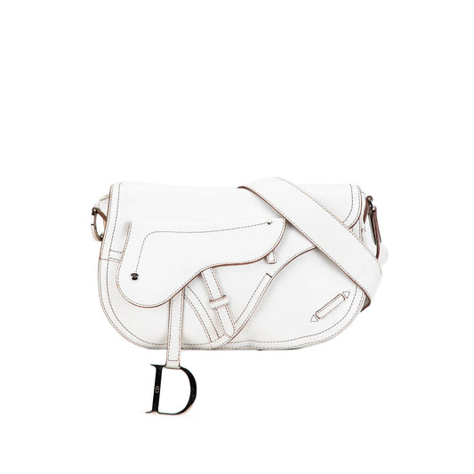 Dior Calfskin Double Saddle Crossbody