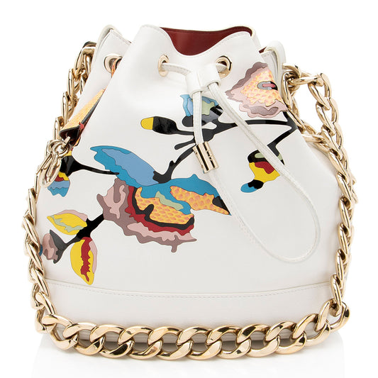 Dior Calfskin Snakeskin Paradise Bubble Bucket Bag