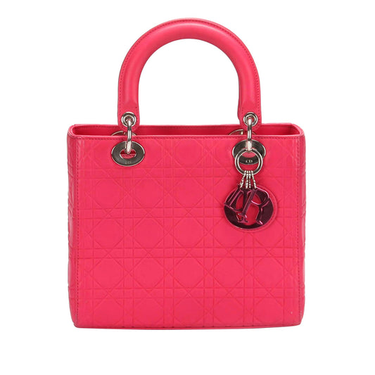 Dior Cannage Dior Leather Satchel (SHG-IOiIje)