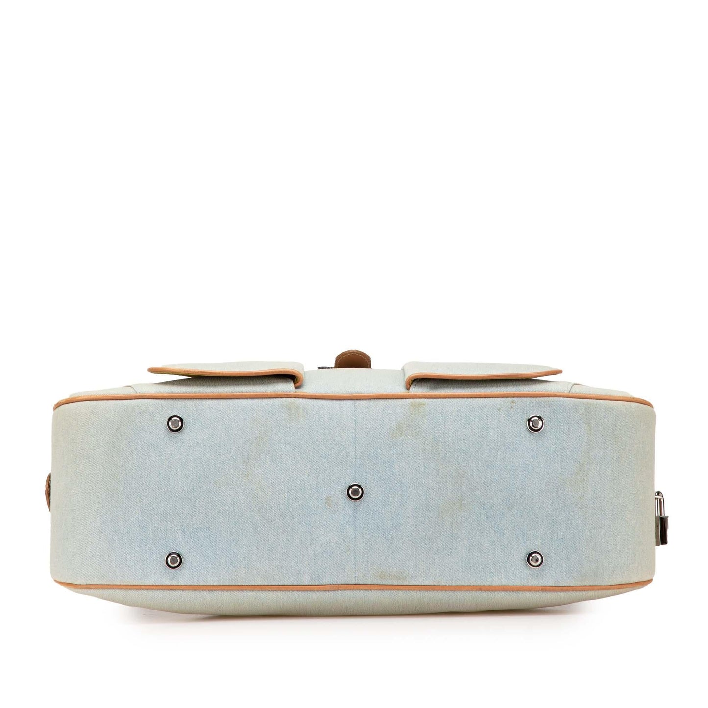 Dior Denim Double Saddle Bowler Bag