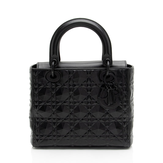 Dior Diamond Calfskin Dior Medium Tote (SHF-39Dale)