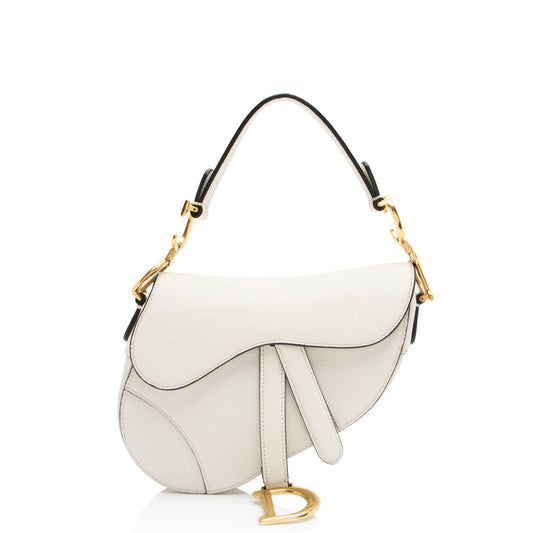 Dior Grained Calfskin Saddle Mini Bag