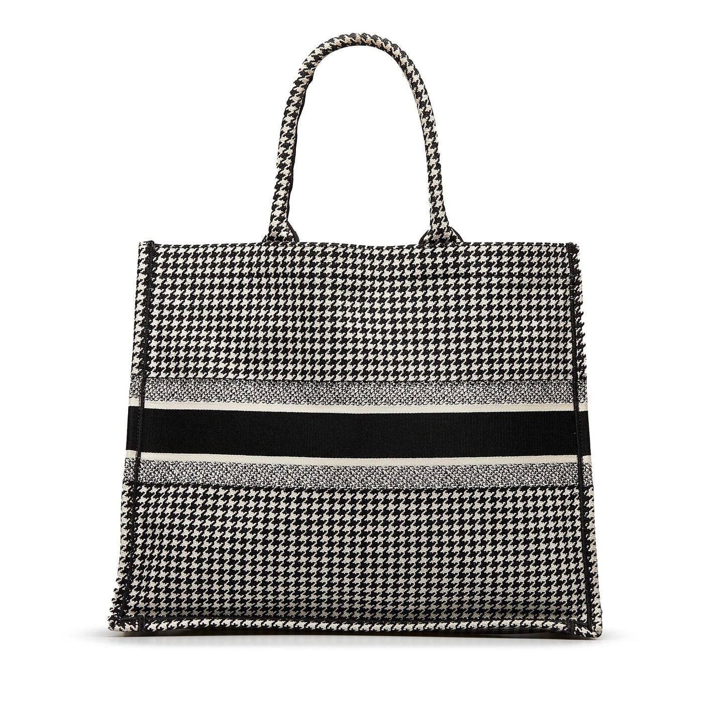 Dior Large Houndstooth Book Tote