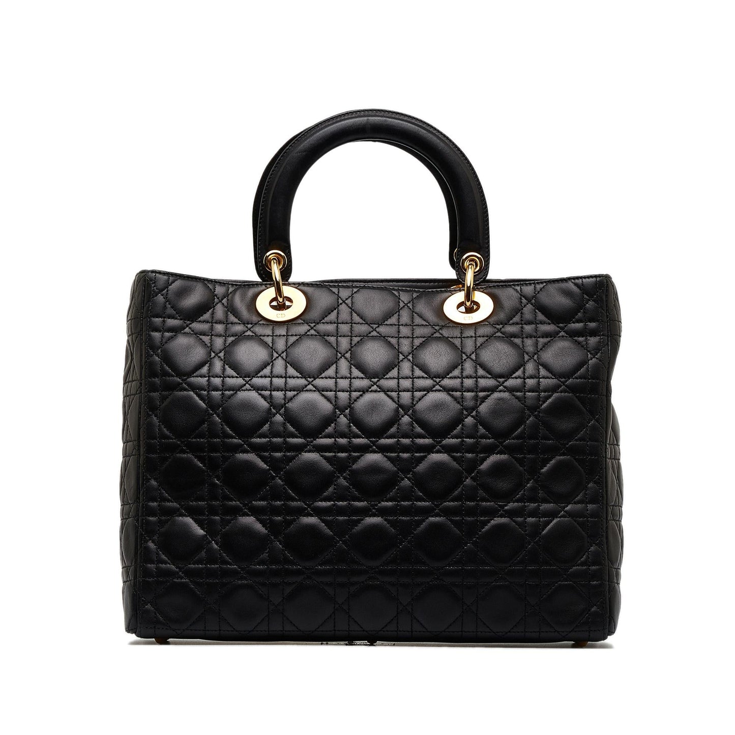 Dior Large Lambskin Cannage Lady Dior (SHG-V97ffY)