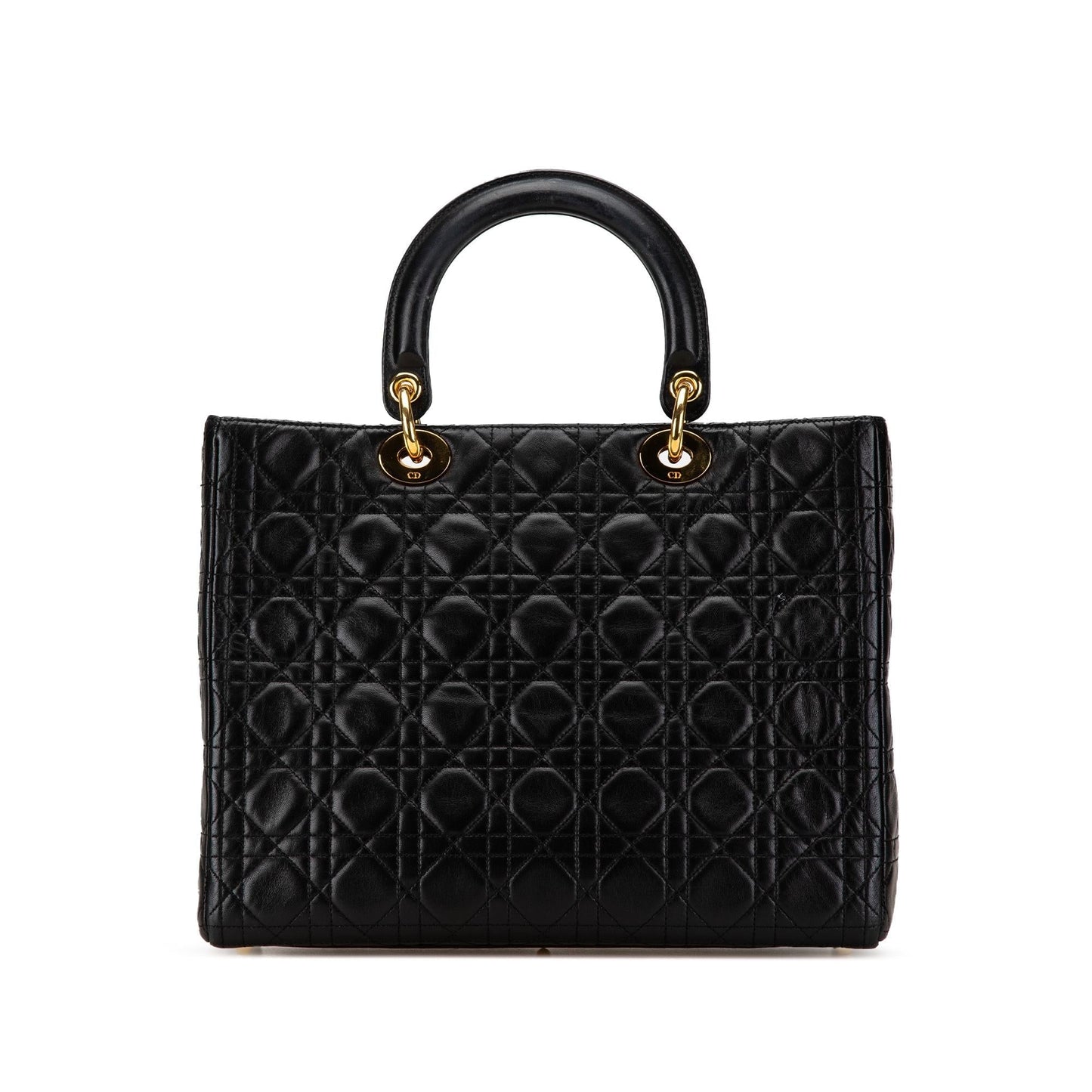 Dior Large Lambskin Cannage Lady Dior (SHG-04vEqj)