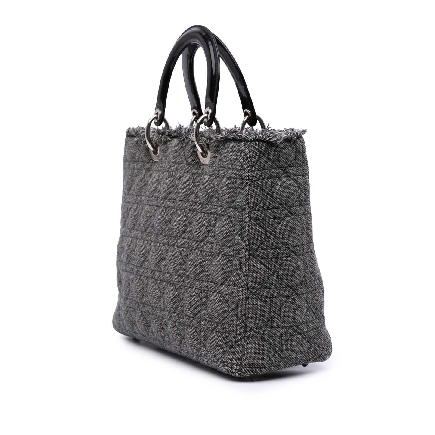 Dior Large Tweed Cannage Lady Dior