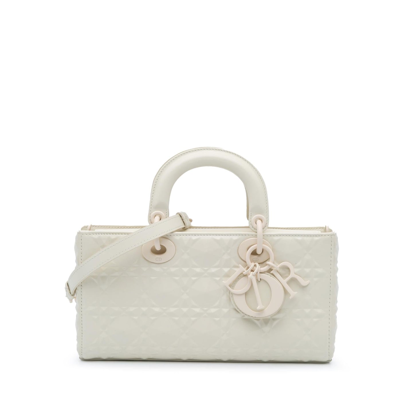Dior Medium Calfskin Cannage Diamond Lady D Joy