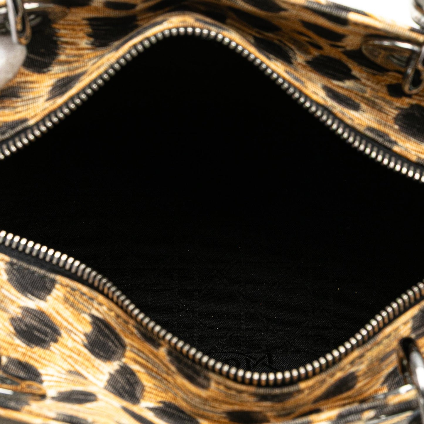 Dior Medium Canvas Leopard Print Lady Dior