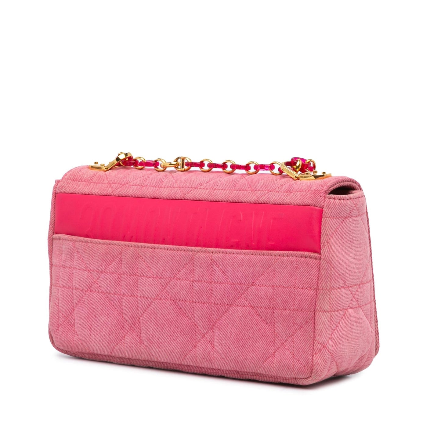 Dior Medium Denim Macrocannage Caro Bag