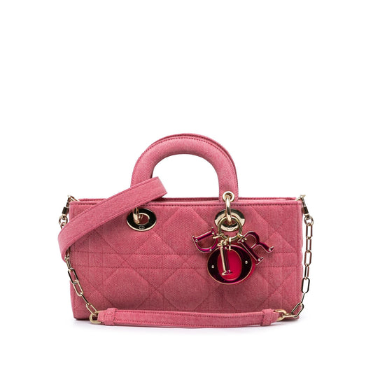 Dior Medium Denim Macrocannage Lady D Joy