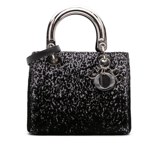 Dior Medium Fabric Lame Lady Dior