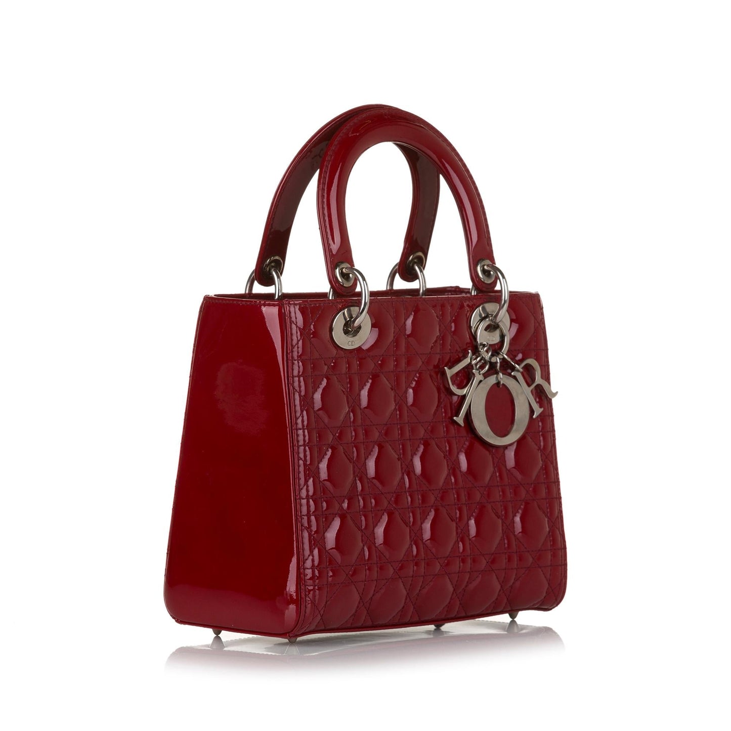 Dior Medium Dior Patent Leather Satchel (SHG-36129)