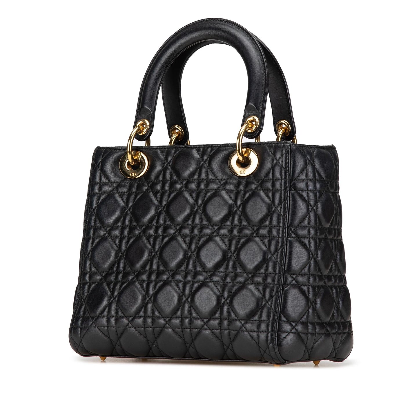 Dior Medium Lambskin Cannage Lady Dior