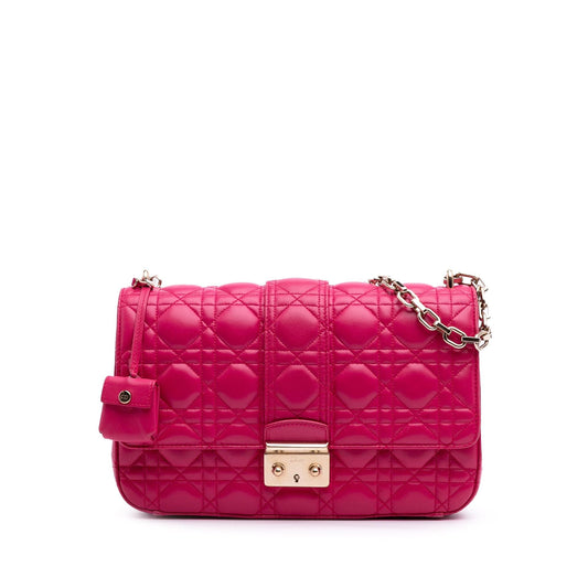 Dior Medium Lambskin Cannage Miss Dior Flap