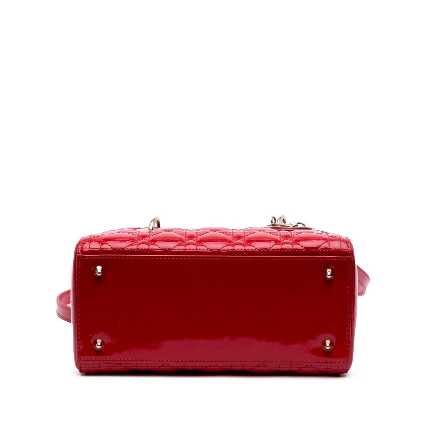 Dior Medium Patent Cannage Lady Dior
