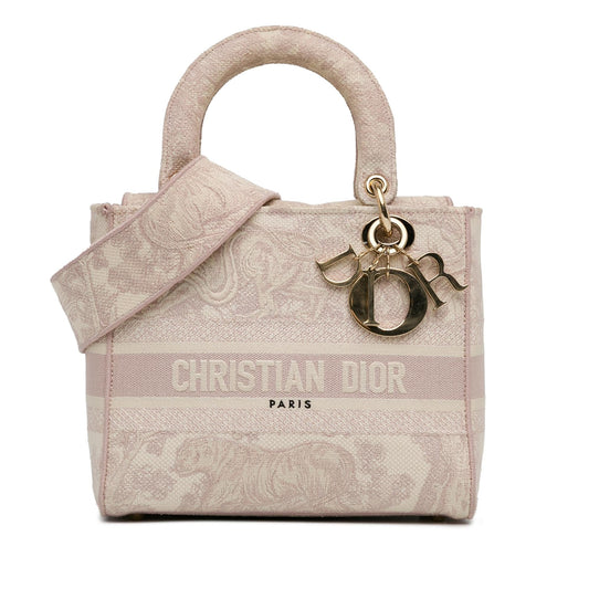 Dior Medium Toile de Jouy Lady D-Lite (SHG-UokZue)