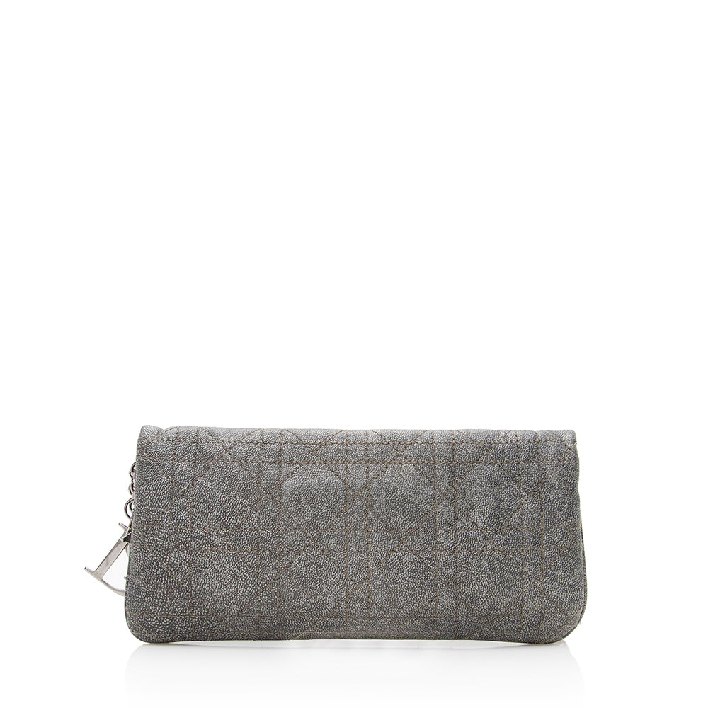 Dior Metallic Calfskin Dior Pouch Crossbody Bag (SHF-19229)