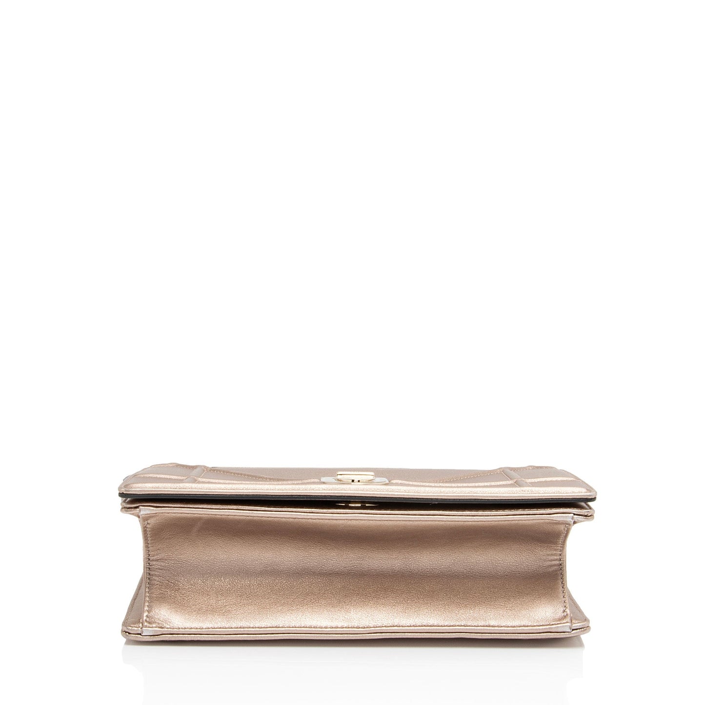 Dior Metallic Calfskin Diorama Medium Shoulder Bag