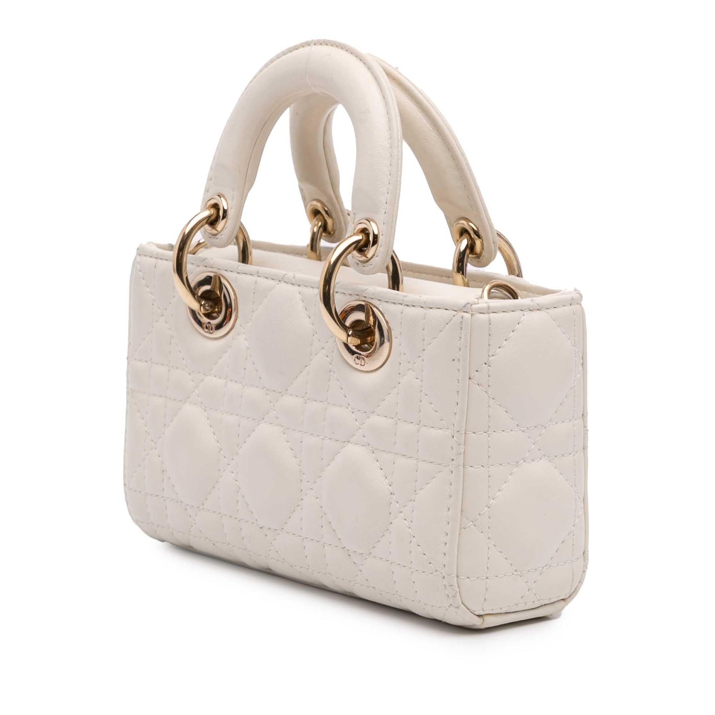 Dior Micro Lambskin Cannage Lady D Joy